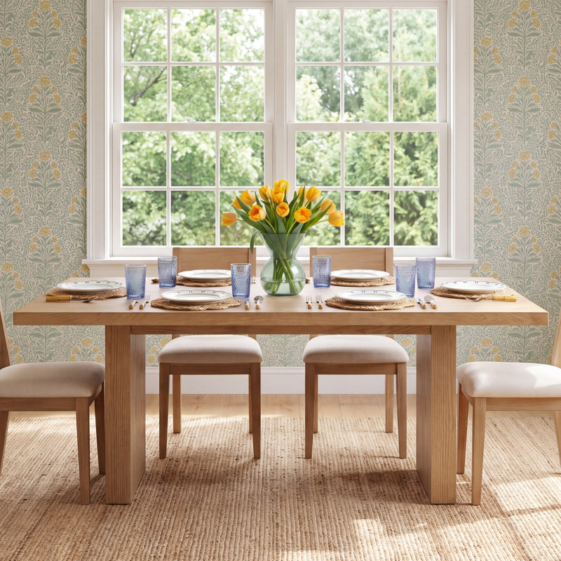 Rectangular Dining Table, Sandy Oak