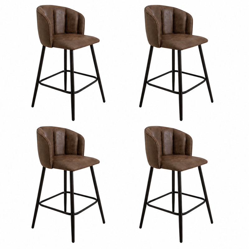 Tabouret 30 "Tamesis - ensemble de 4, 4, Bar Stool (30" Seat Height)