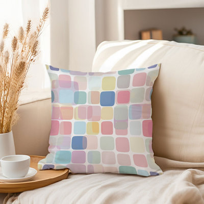 Abstract Pastel Squares I Retro