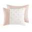 Housse de couette double / grand rose 3 pièces avec clip, revers en microfibre, 4 attaches de coin, fermeture à boutons, étiquetée Safe on Skin, fermeture pour une insertion sûre