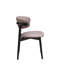 Chaise d'appoint en microfibre polie grise - rembourrage en mousse confortable et finition de pieds noirs élégants et chaises modernes (paire) rembourrées pour la détente