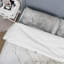 Ensemble de housse de couette en microfibre / polyester gris-2065323536
