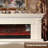 American-style simulated flame electric fireplace-373063562