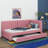 Upholstered Daybed With Hidden Sliding Sofa Bed Frame-922490108-922490097