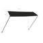 Dakota Fields 150cm D Fabric Cover Retractable Patio Awning-555311142-658641754