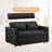 Nangle 53" Wide Modern Upholstery Reclining Sleeper Sofa With Adjustable Backrest-255368900