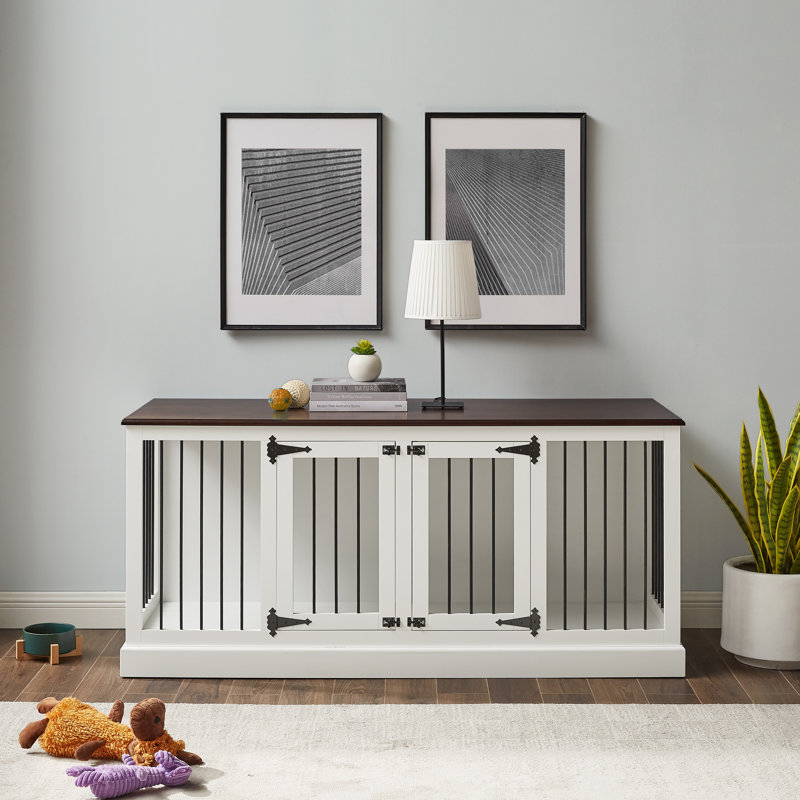 Caisse pour animaux Arshveer, Blanc