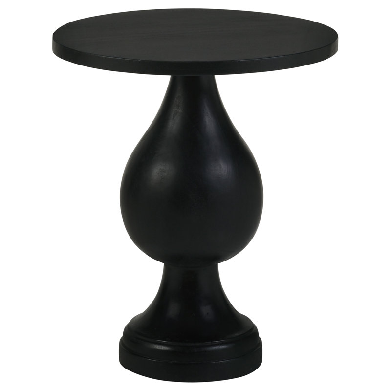 Table d'appoint Amanjot, Teinture noire