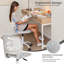 Chaise de bureau ergonomique à roulettes Ebern Designs-1103808943
