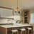 Modern 12-light Linear Chandelier With Clear Glass Globes-1613591583