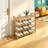 4-Tier Bamboo Shoe Rack Freestanding Shoe Organizer Entryway Open Shoe Storage Shelf for Bedroom Hallway Balcony