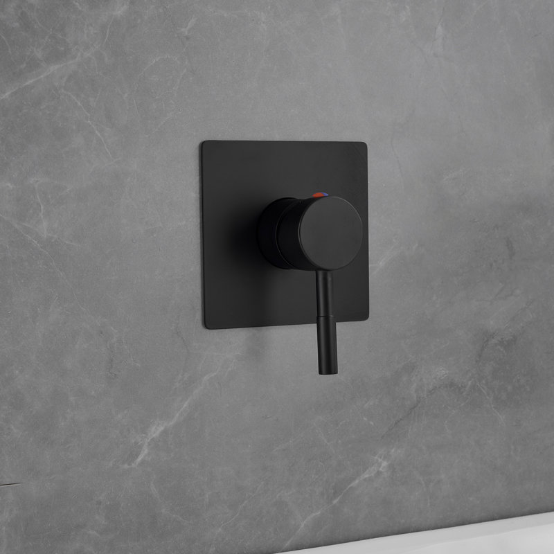 1 Handle Bathroom Waterfall Faucet with Diverter