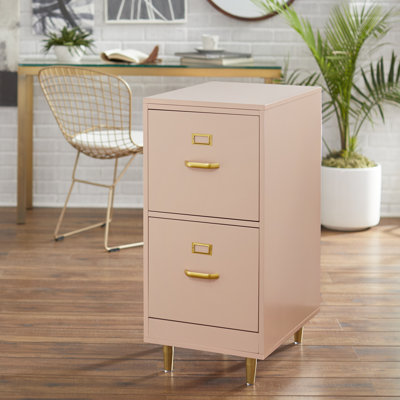 Dahle 15'' Wide 2 -Drawer File Cabinet