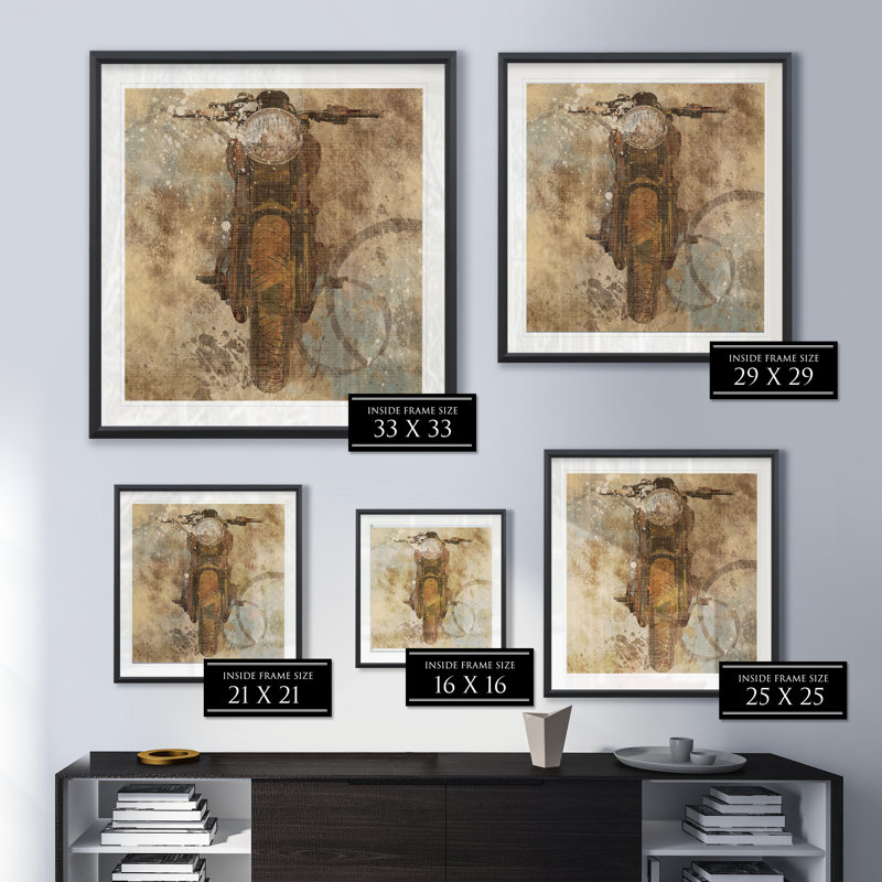 « live to-ii », reproduction encadrée, H 30,5 po x l 30,5 po x P 1,5 po