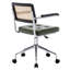 Chaise de bureau pivotante en similicuir Ayris-2021555489