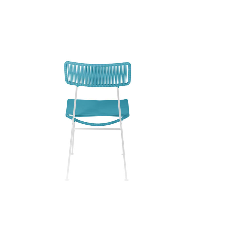 Chaise Hapi, Bleu / blanc