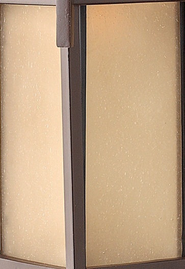 Harbor Outdoor Wall Lantern, Anchor Bronze, 10.5" H x 7" W, Non-Energy Saving/Non-Dark Sky