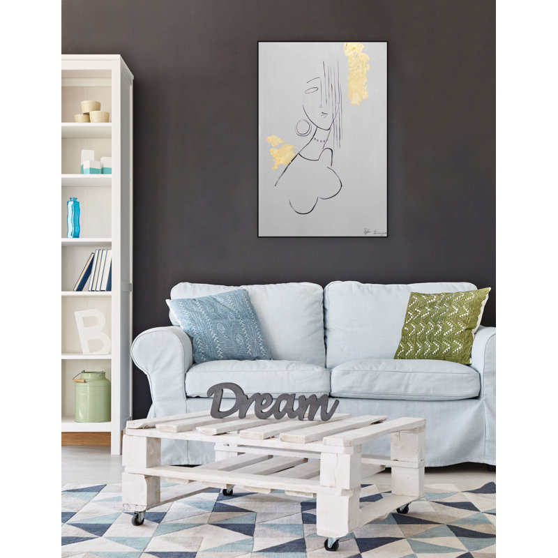 Glorious Youth Hand -Painted Acrylic Painting