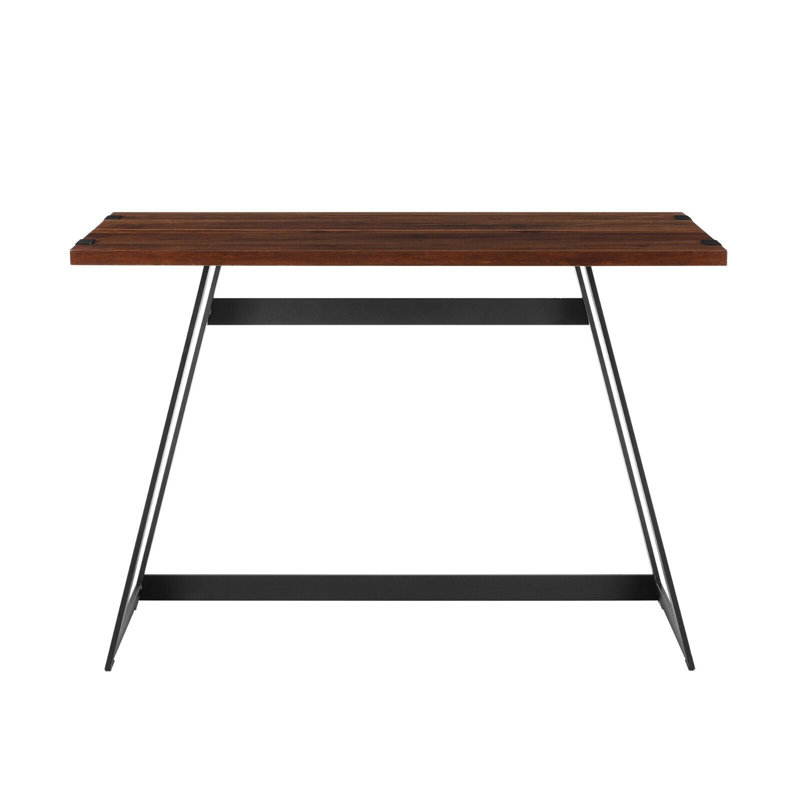 Buxton Synthetic Laminate Writing Desk, Dark Walnut