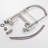 Commercial Kitchen Faucet Pull Down Sprayer Brushed Nickel,Single Handle Kitchen Sink Faucet