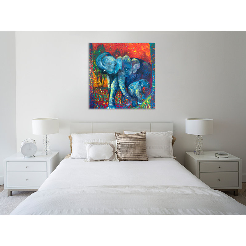 Toile tendue "Enlightened by Family" par Chiara Magni, H 24 po x l 24 po x P 1,5 po