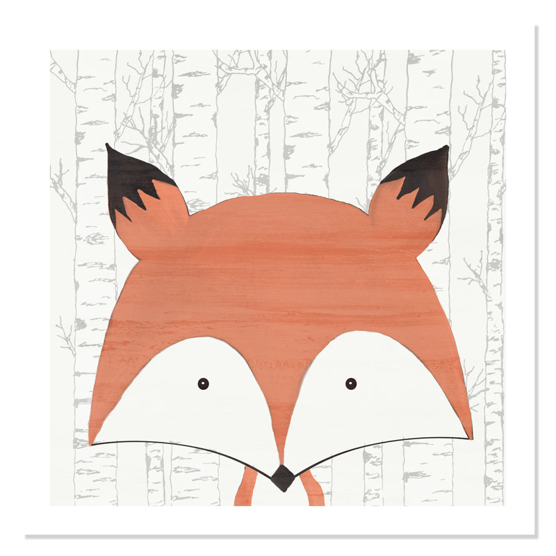 Impression sur papier Woodland Friends, H 36 po x l 36 po x P 1 po