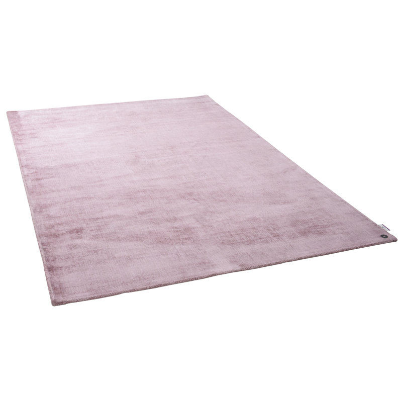 Handmade Flat-weave Rug Shine in Pink, Rectangle 160 x 230cm