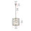 Lustree tambour 3 lumières Swinney-22795765