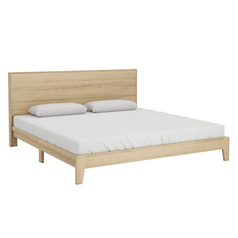 Allyannah 3 Piece Modern Coordinated Bedroom Set, Oslo Oak, King