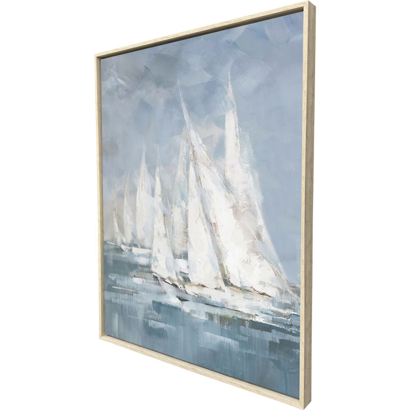 Racing in Wind II Canvas