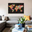 Psychedelic Continents by Diego Tirigall - Wrapped Canvas Painting-42160709