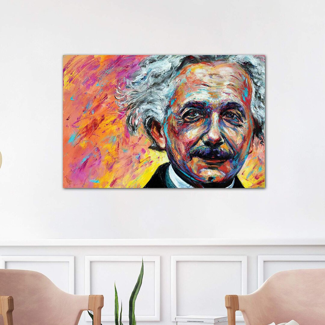 Leinwandbild - Gemälde „Einstein” von Natasha Mylius