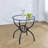 Gunmetal 48-inch Round Dining Table