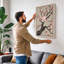 Spring Blossom Branch Japandi - Wrapped Canvas-1523564308-1523564316