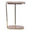 Table d'appoint Apolaya Elegant Quartz - Table de bout étroite pour le salon et la décoration intérieure - 24 po, rose