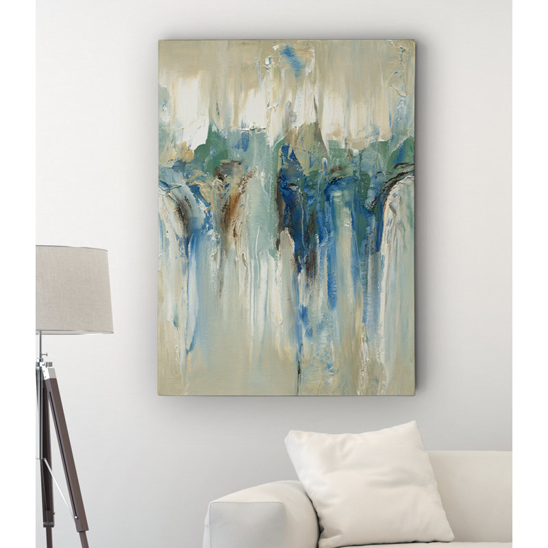 « fusioning i », reproduction d’art sur toile tendue encadrée premium, H 12 po x l 8 po x P 1 po