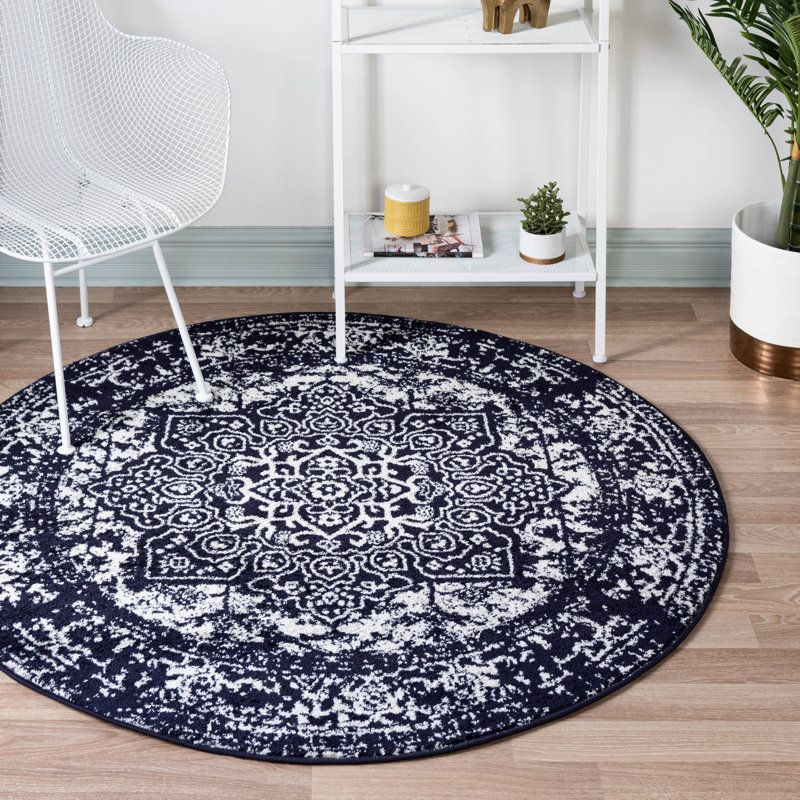 Oriental Area Rug, Round 152cm