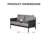 Mendee Loveseat And Removable Olefin Cushions
