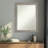 Grand Narrow Half-Inch-Bevel Framed Wall Mirror-119749192