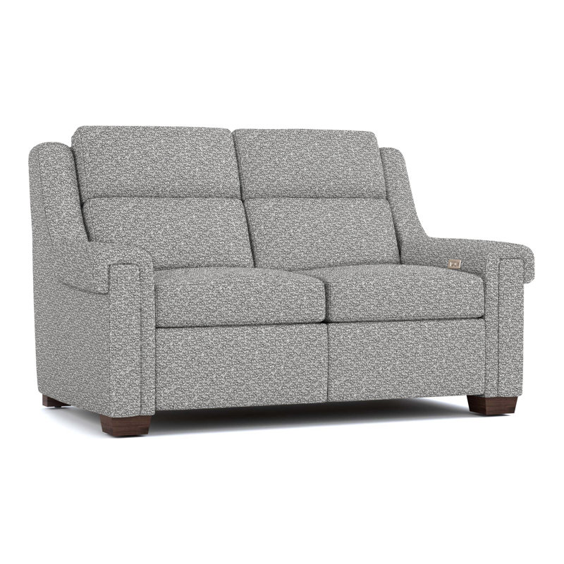 Chester Reclining Loveseat, Perigold On the Lamb Newsprint