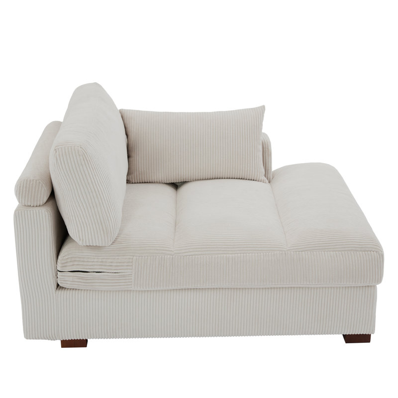 Bentura Chaise Lounge, Right Hand Facing, Sea Salt Grey