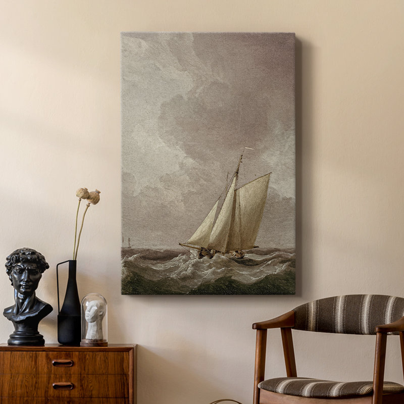 Paysage rétro CCxxv - galerie Cavas sur mesure, H 48 po x l 32 po