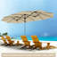 Parasol de remplacement à double face 14 pi 14 pi-2088510593
