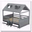 Structure de lit double en bois-2058217533
