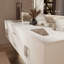 Ensemble de meuble-lavabo double mural 80 "avec miroir Geneva-978541878-1063301506