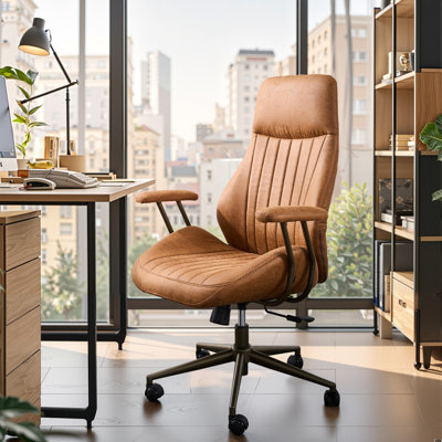 Ergonomic Office Chair Swivel Task Chair With Adjustable Gas Lift by 17 Stories