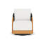 Alpine Outdoor Teak Swivel Armchair-7167811