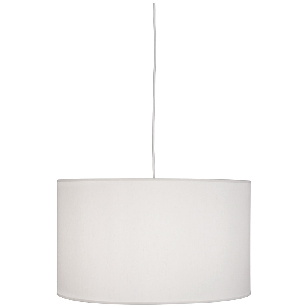 Elena 1 - Light Painted White Single Pendant Robert Abbey Shade 
