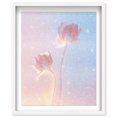 Iridescent Tulips Print by Oliver Gal