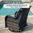 3-Piece Wicker Outdoor Seating Group with Fire Pit-1022730456